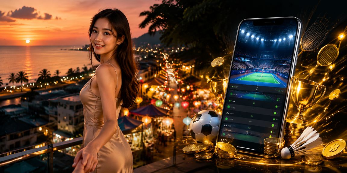 Pemain menikmati permainan jackpot surga55 bertema Malaysia di Penang